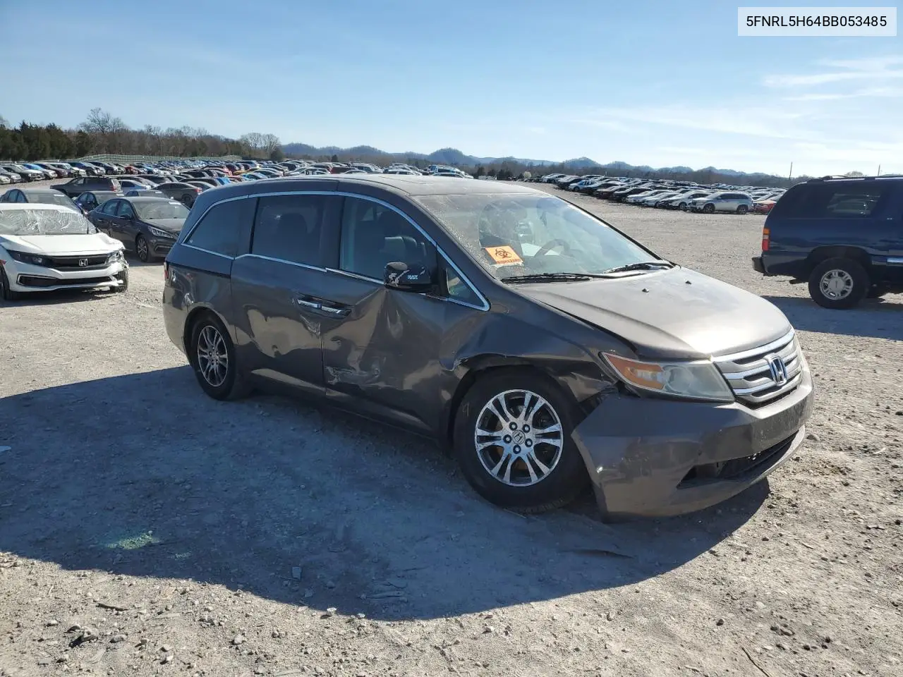 5FNRL5H64BB053485 2011 Honda Odyssey Exl