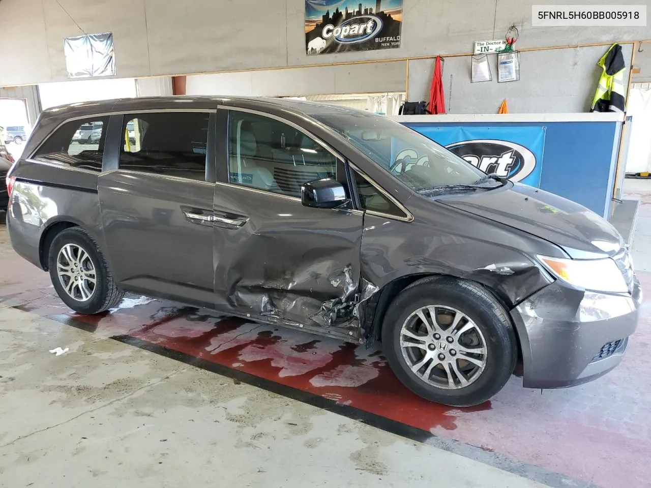 2011 Honda Odyssey Exl VIN: 5FNRL5H60BB005918 Lot: 69834824