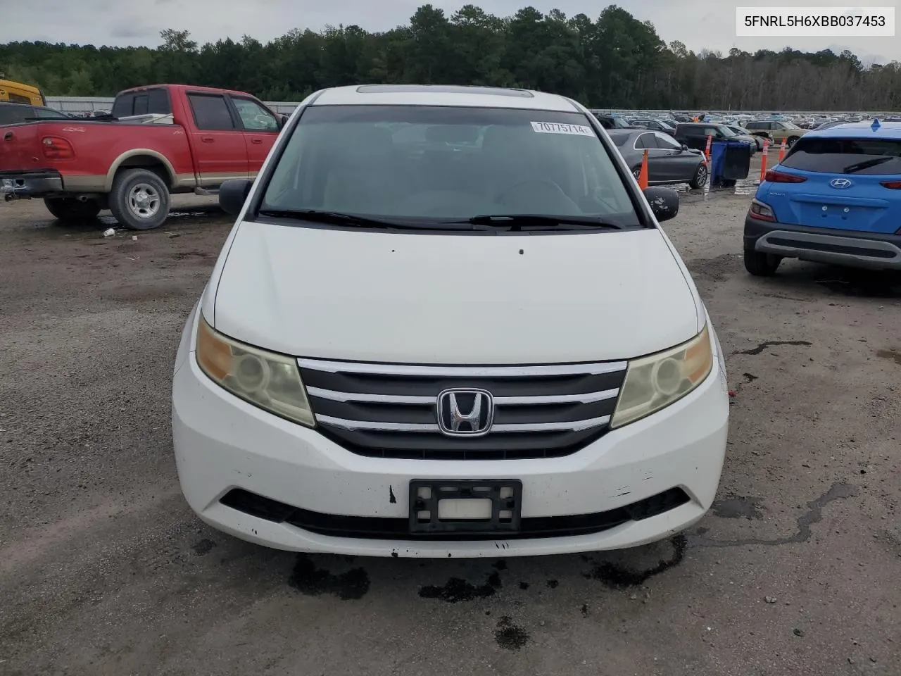 2011 Honda Odyssey Exl VIN: 5FNRL5H6XBB037453 Lot: 70775714