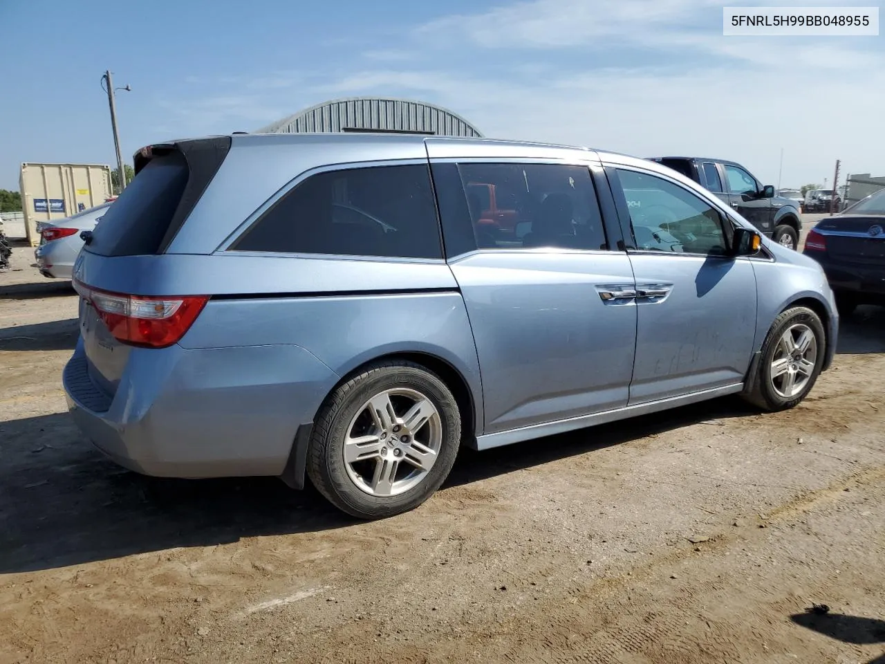 2011 Honda Odyssey Touring VIN: 5FNRL5H99BB048955 Lot: 70799114