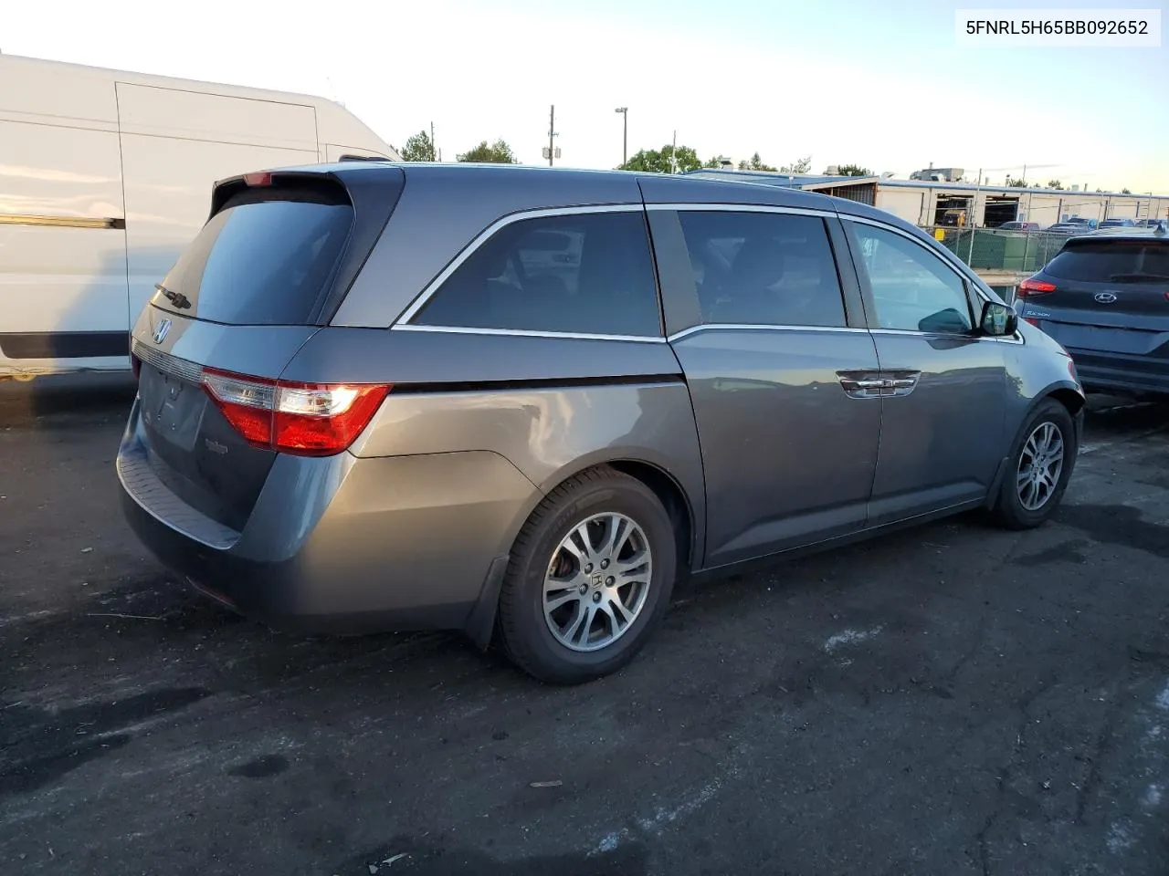 2011 Honda Odyssey Exl VIN: 5FNRL5H65BB092652 Lot: 71553364