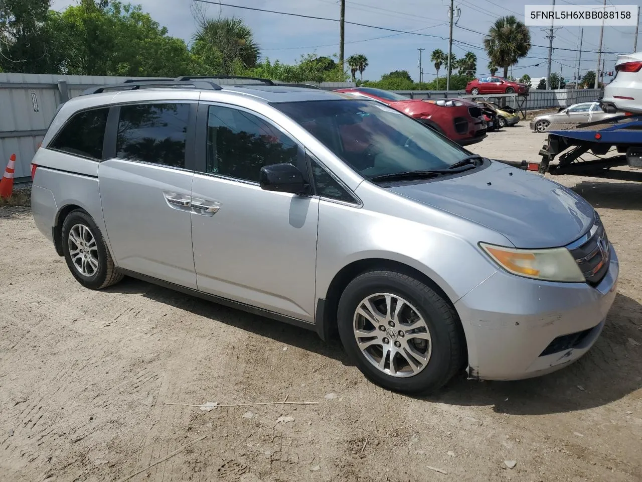 2011 Honda Odyssey Exl VIN: 5FNRL5H6XBB088158 Lot: 71672944