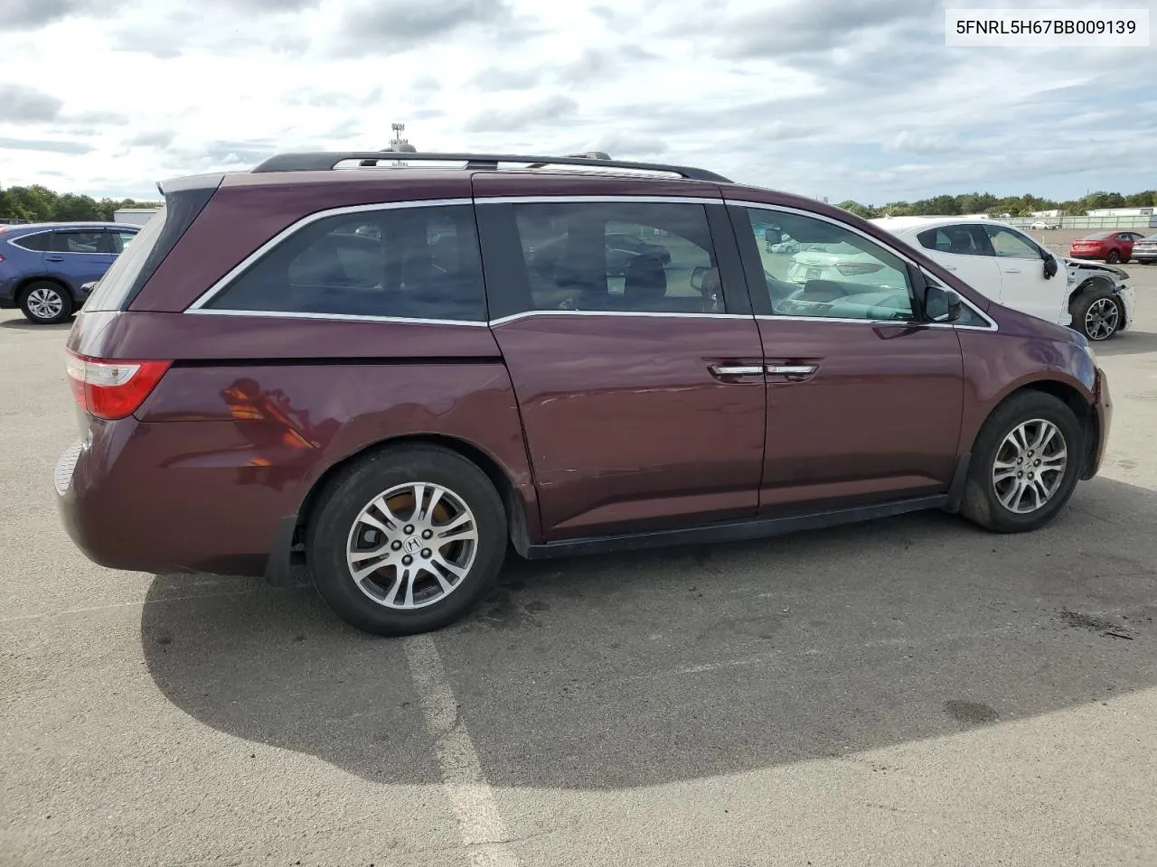 2011 Honda Odyssey Exl VIN: 5FNRL5H67BB009139 Lot: 72079194