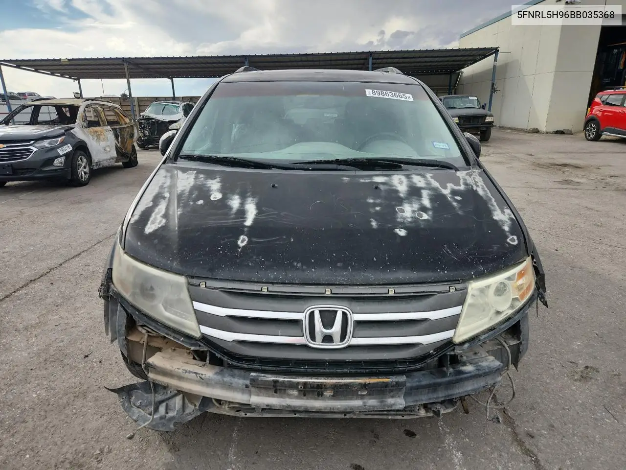 5FNRL5H96BB035368 2011 Honda Odyssey Touring