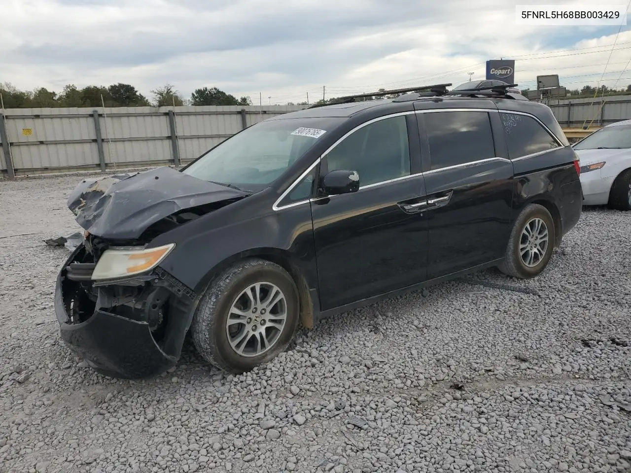 5FNRL5H68BB003429 2011 Honda Odyssey Exl