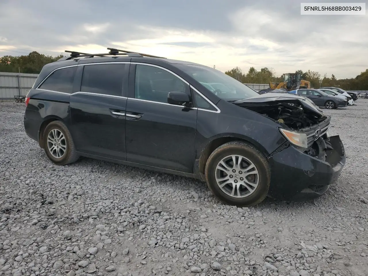 5FNRL5H68BB003429 2011 Honda Odyssey Exl