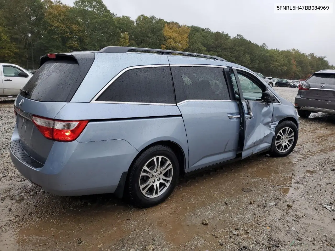 5FNRL5H47BB084969 2011 Honda Odyssey Ex