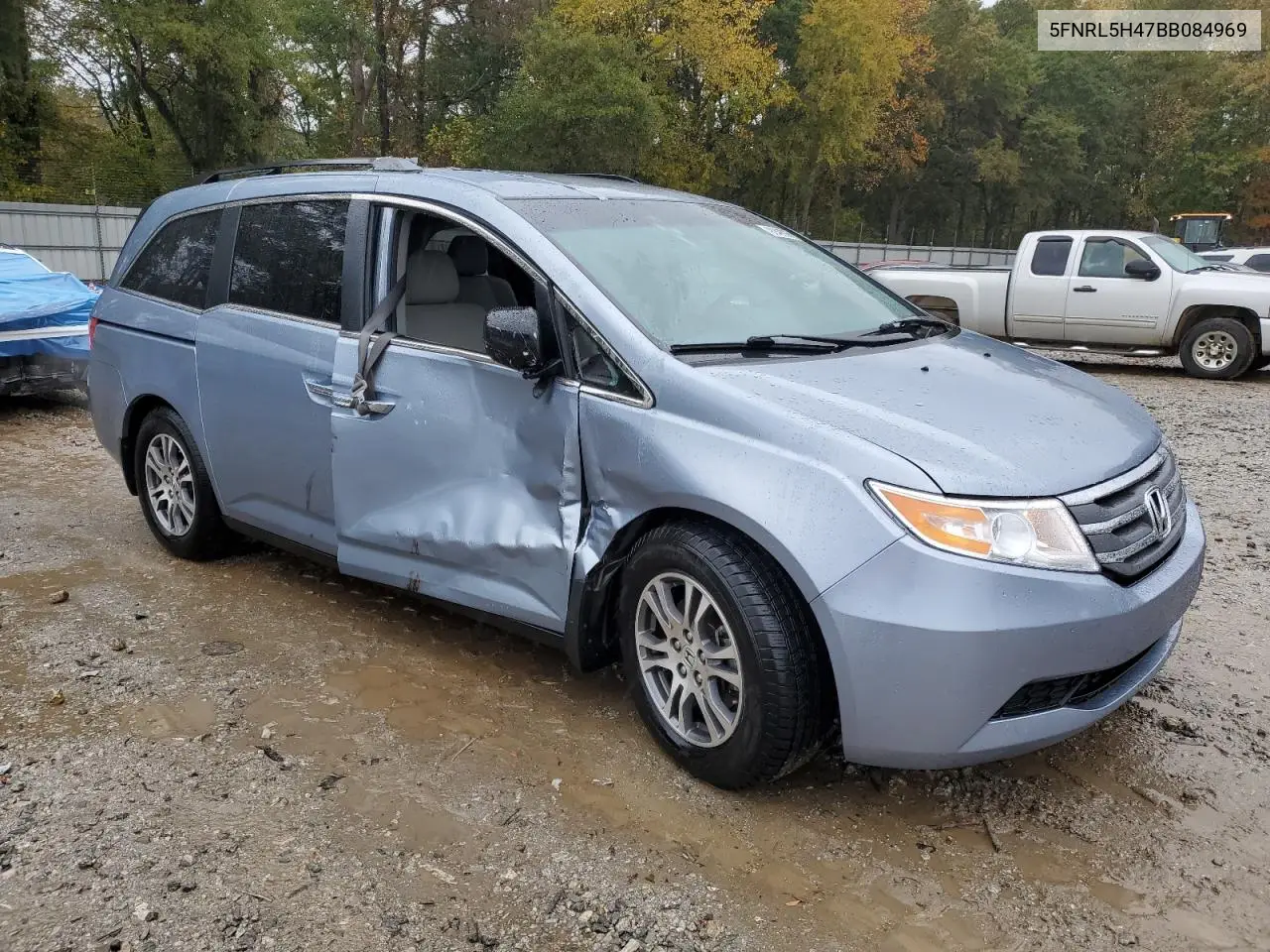 5FNRL5H47BB084969 2011 Honda Odyssey Ex