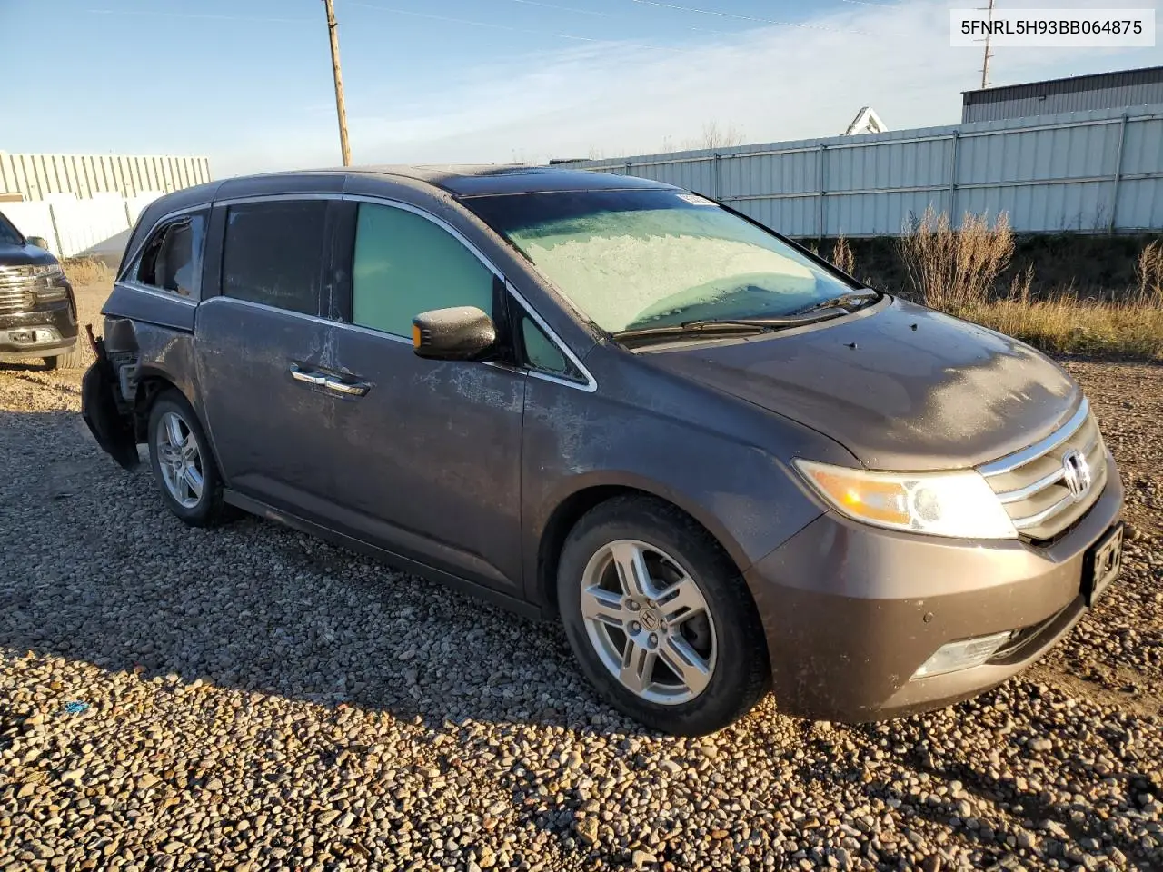 5FNRL5H93BB064875 2011 Honda Odyssey Touring