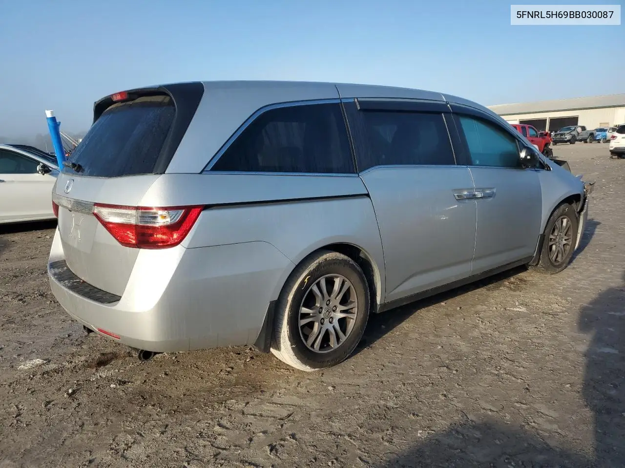 5FNRL5H69BB030087 2011 Honda Odyssey Exl