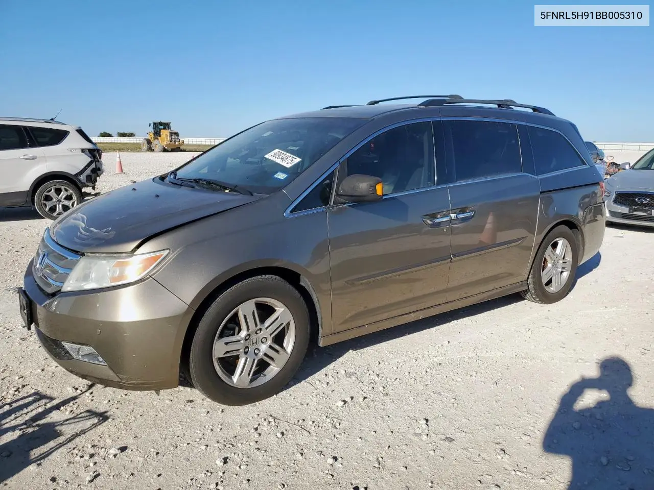 5FNRL5H91BB005310 2011 Honda Odyssey Touring