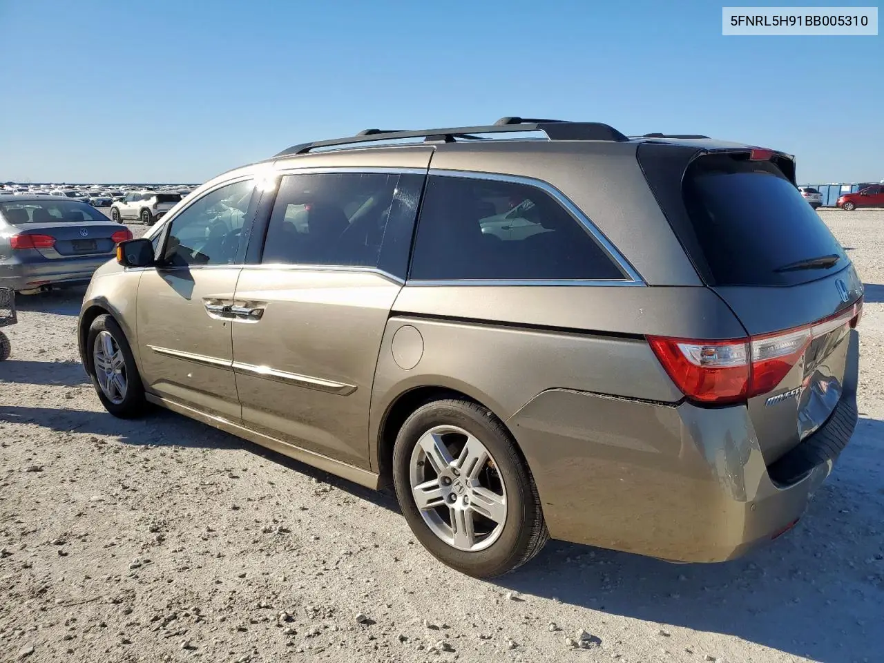 5FNRL5H91BB005310 2011 Honda Odyssey Touring