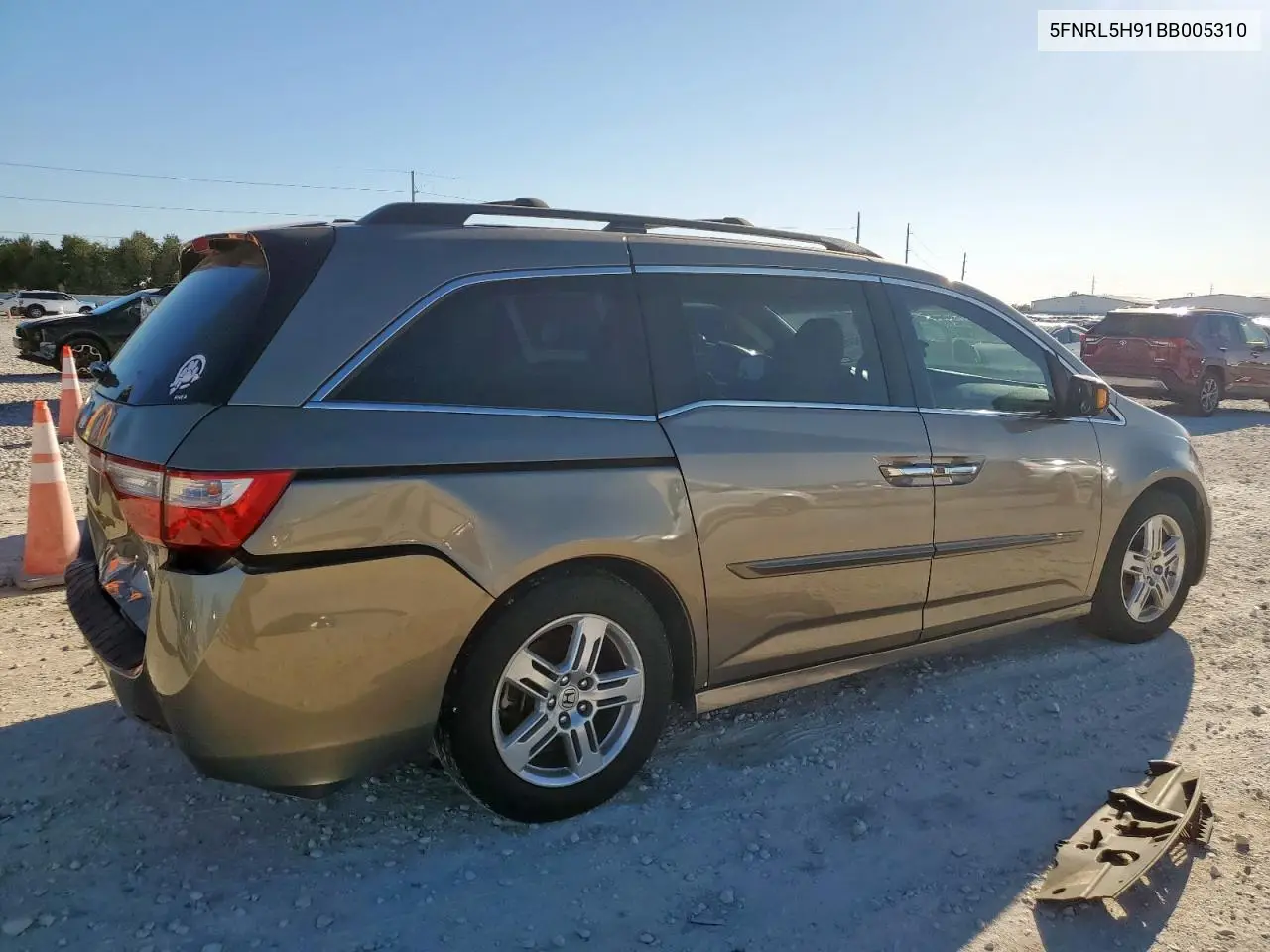 5FNRL5H91BB005310 2011 Honda Odyssey Touring