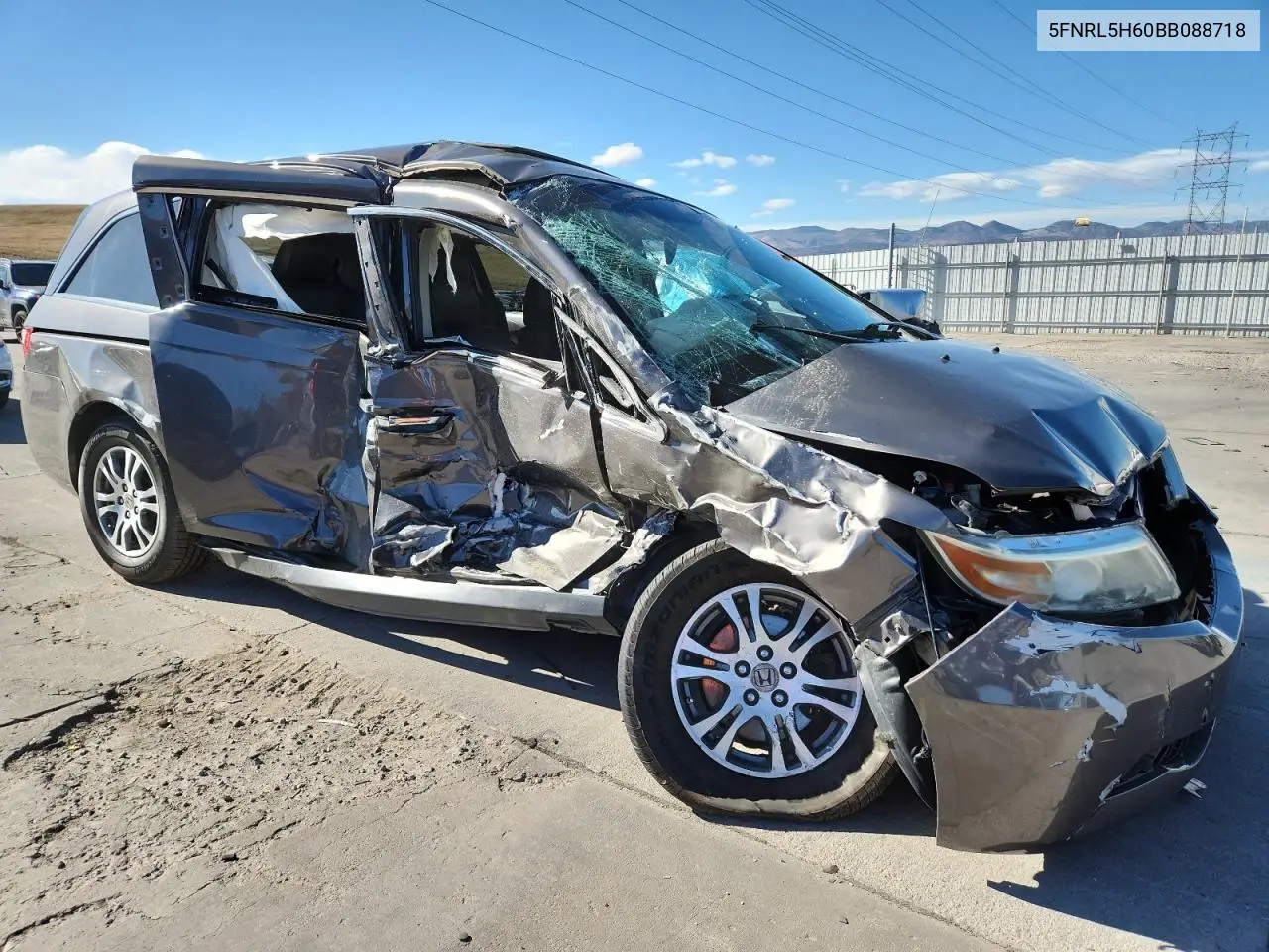5FNRL5H60BB088718 2011 Honda Odyssey Exl