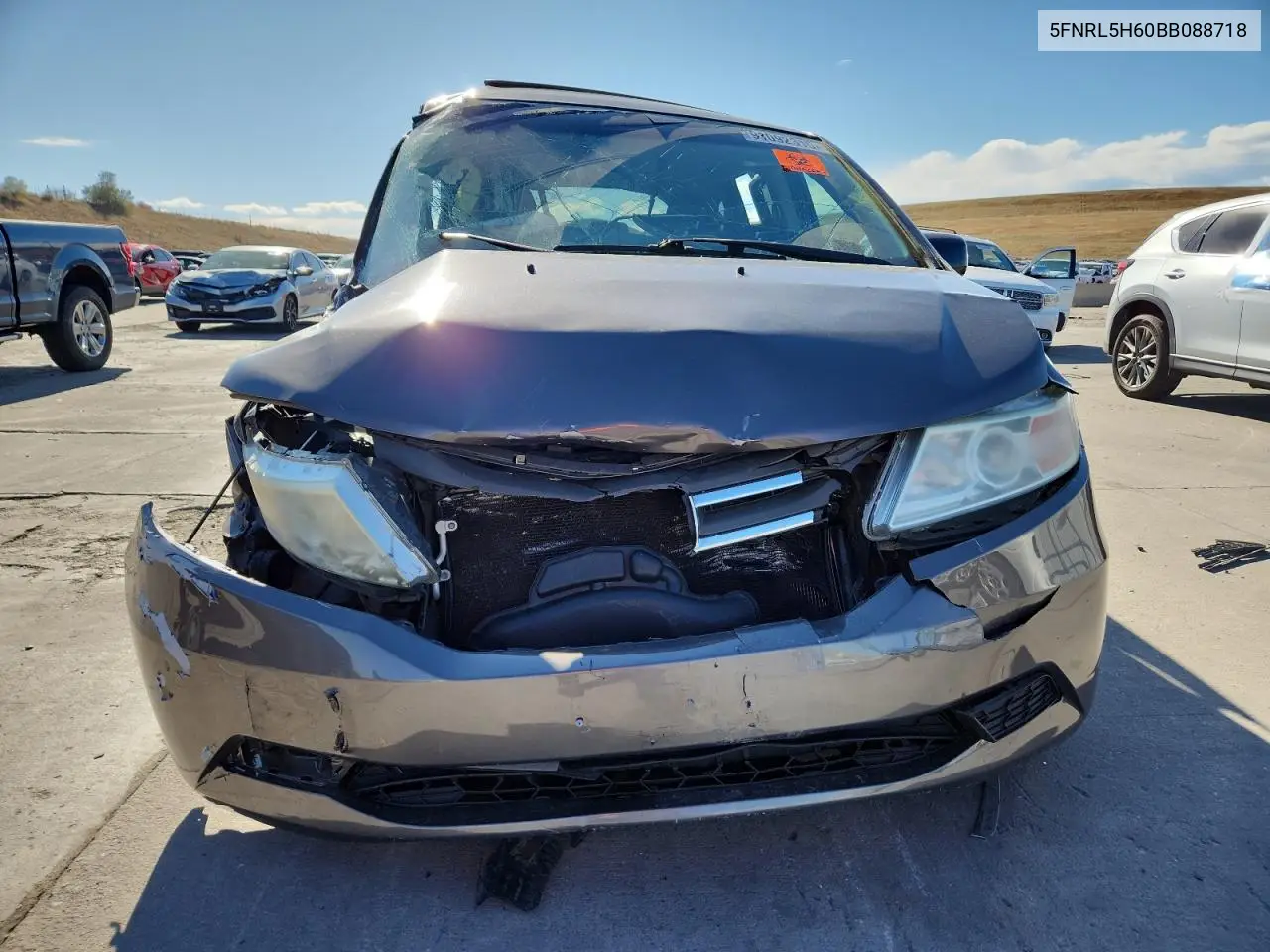 5FNRL5H60BB088718 2011 Honda Odyssey Exl