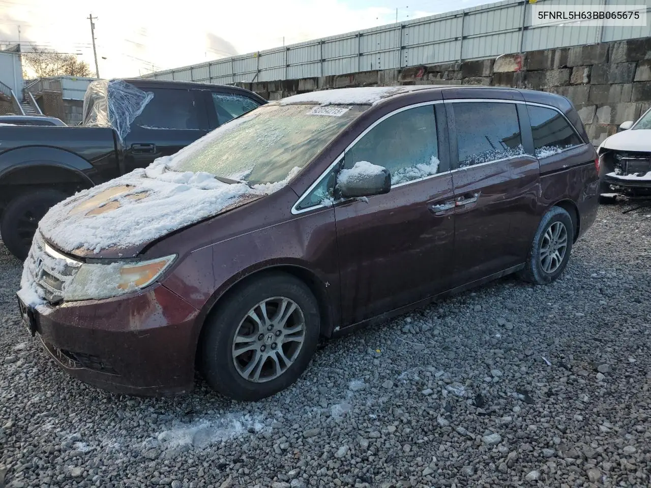 5FNRL5H63BB065675 2011 Honda Odyssey Exl