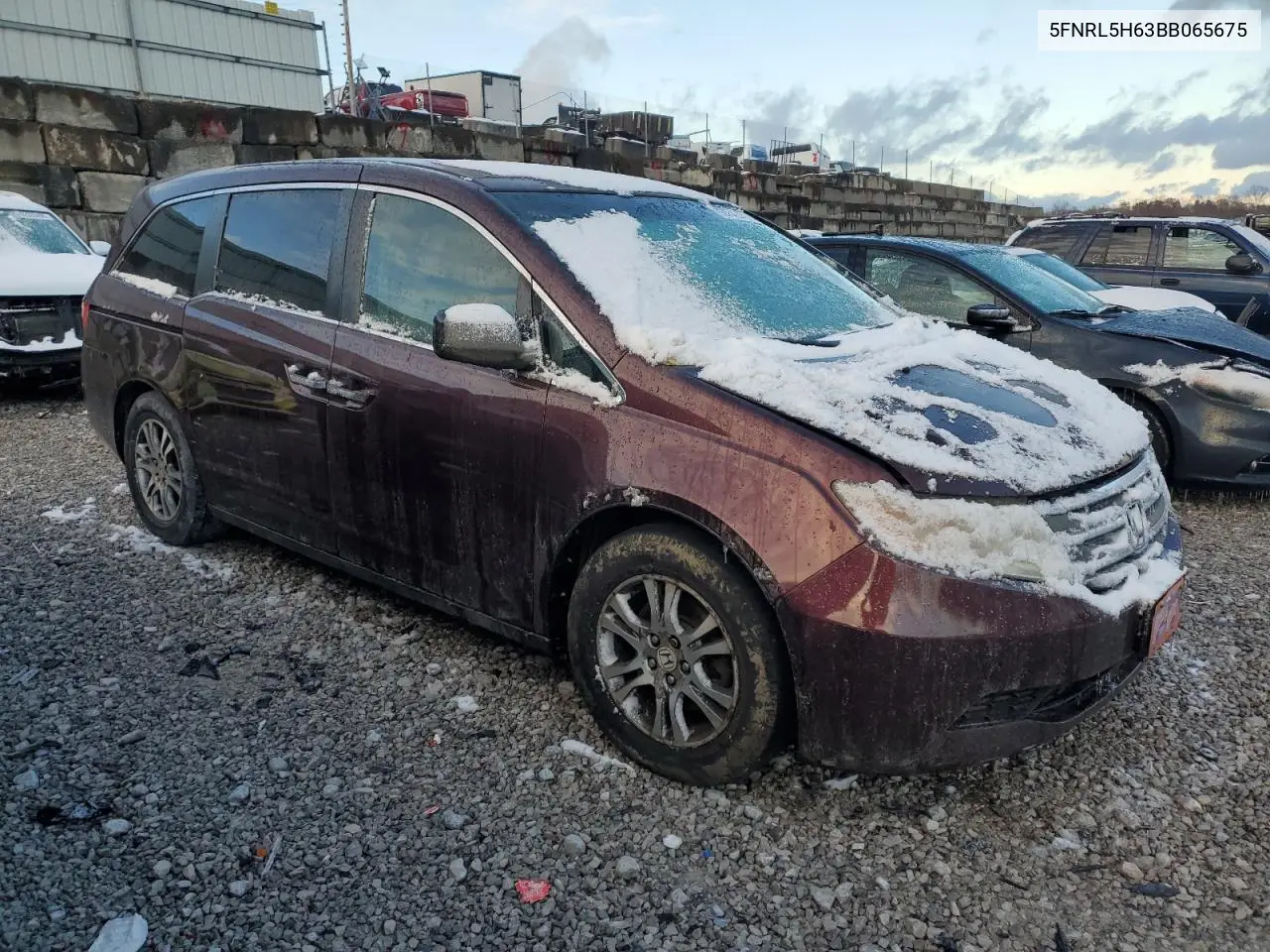 5FNRL5H63BB065675 2011 Honda Odyssey Exl