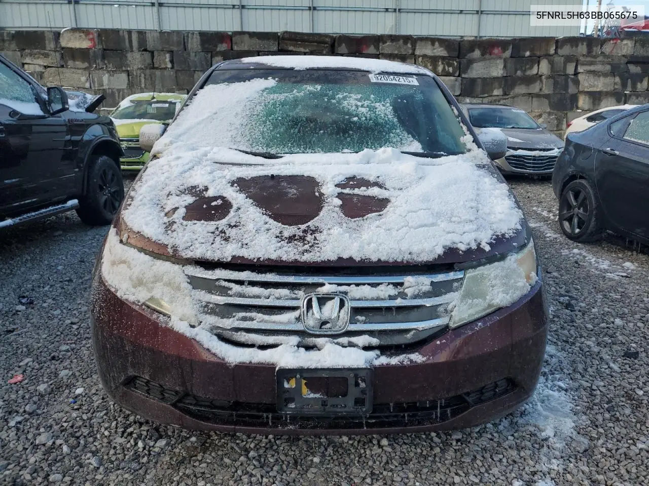 5FNRL5H63BB065675 2011 Honda Odyssey Exl