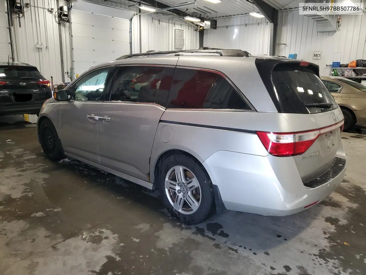 5FNRL5H97BB507786 2011 Honda Odyssey Touring