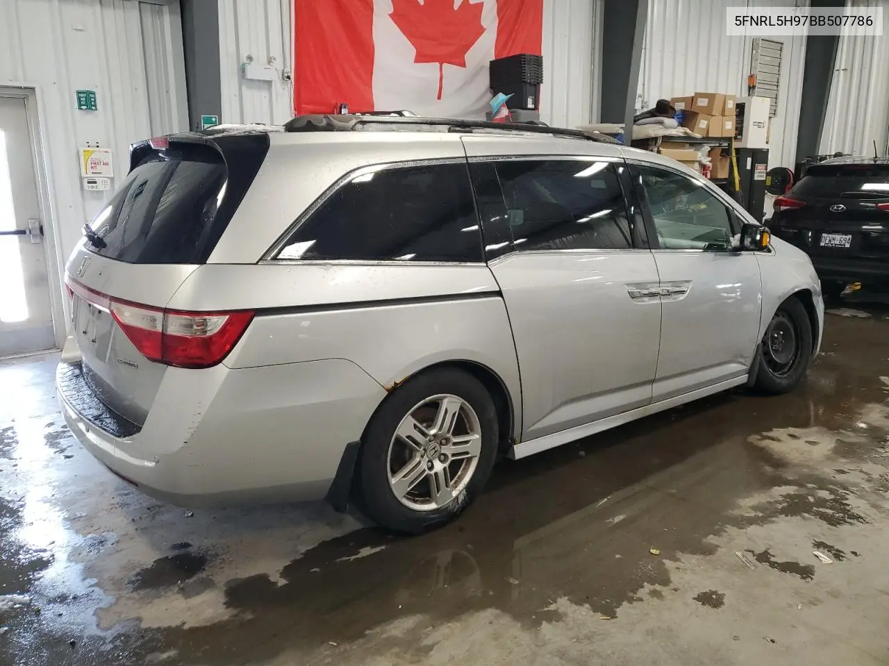 5FNRL5H97BB507786 2011 Honda Odyssey Touring