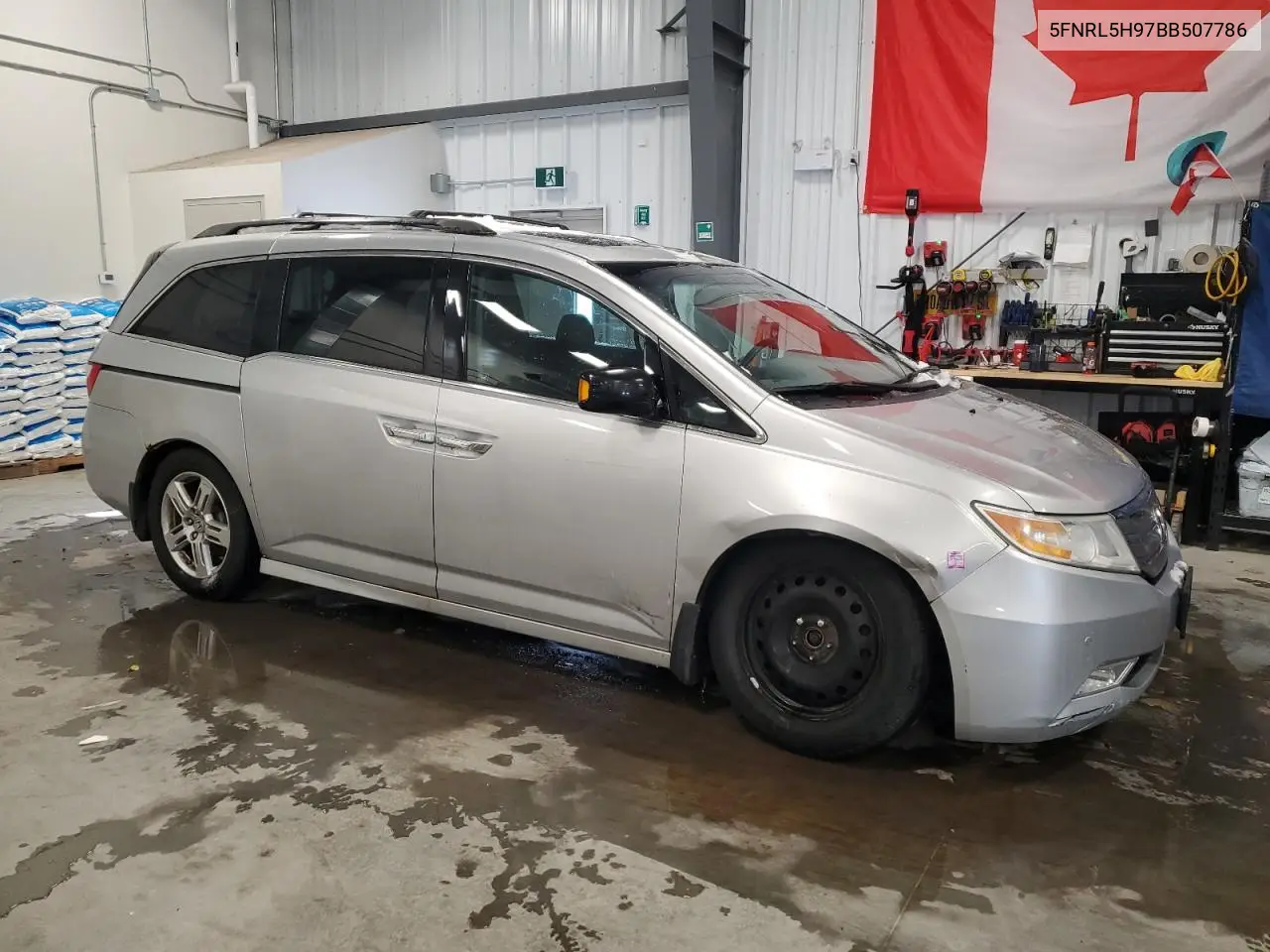 5FNRL5H97BB507786 2011 Honda Odyssey Touring