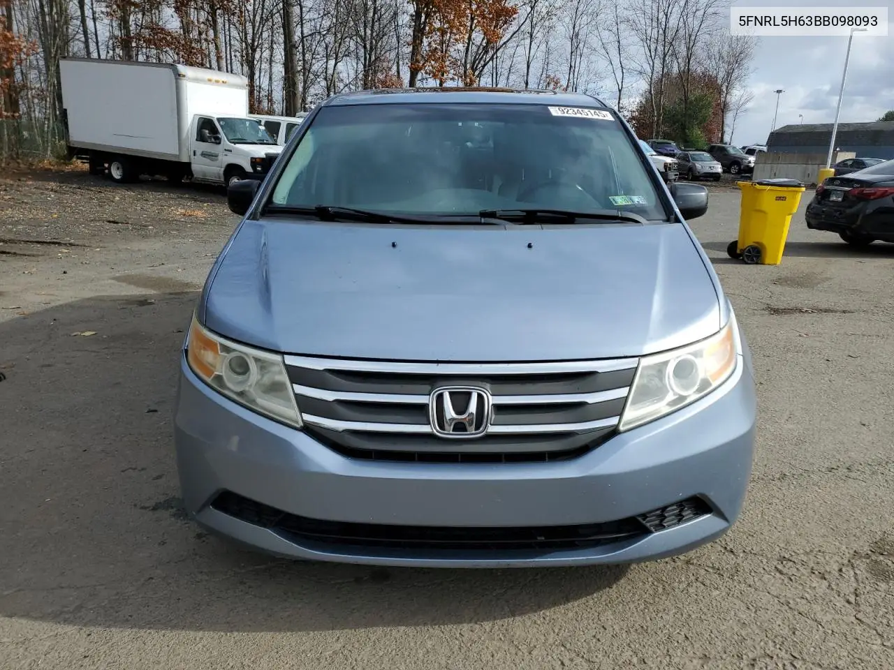 5FNRL5H63BB098093 2011 Honda Odyssey Exl