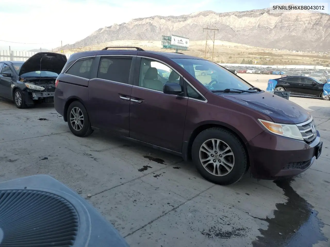 5FNRL5H6XBB043012 2011 Honda Odyssey Exl