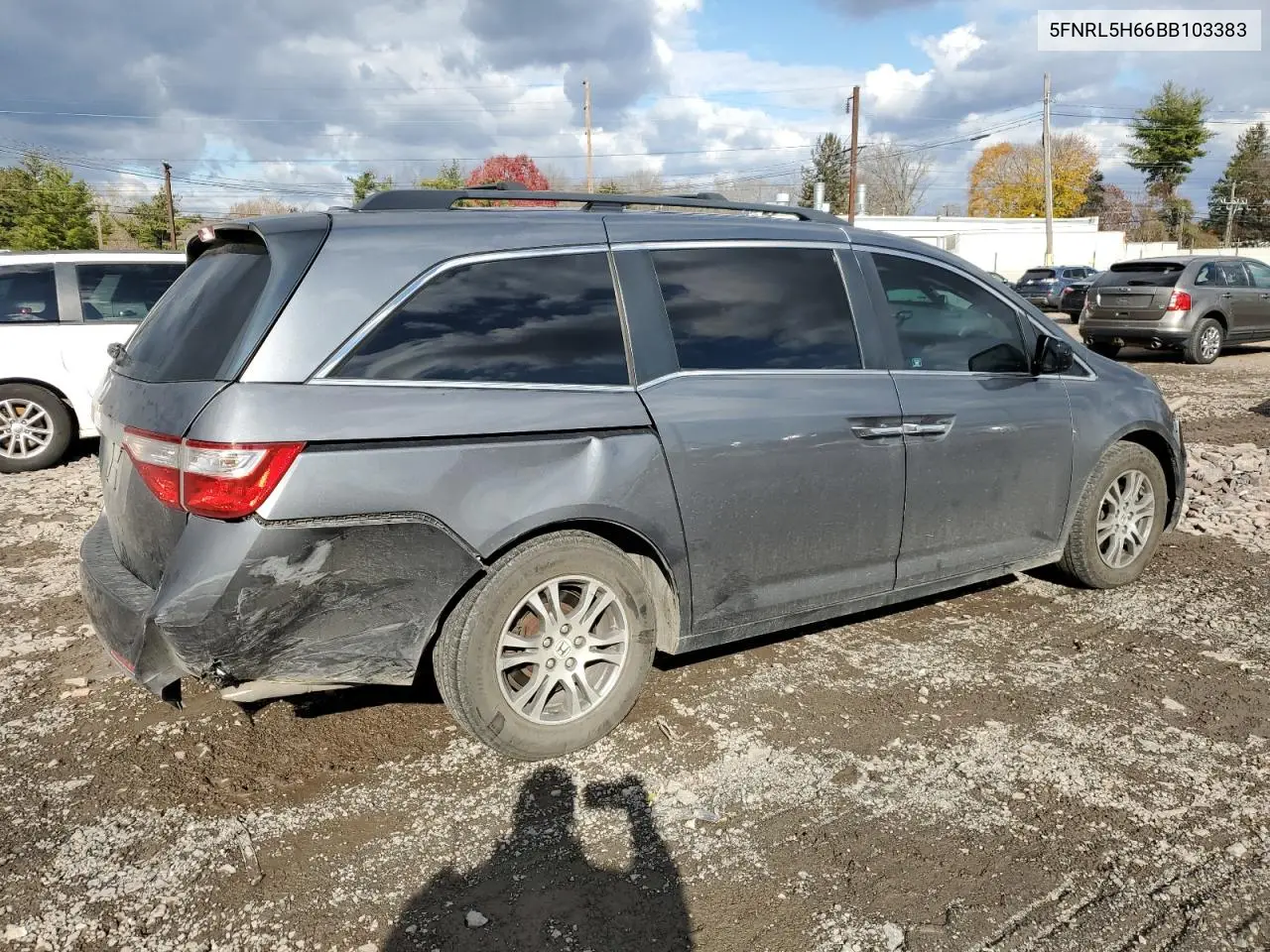 5FNRL5H66BB103383 2011 Honda Odyssey Exl
