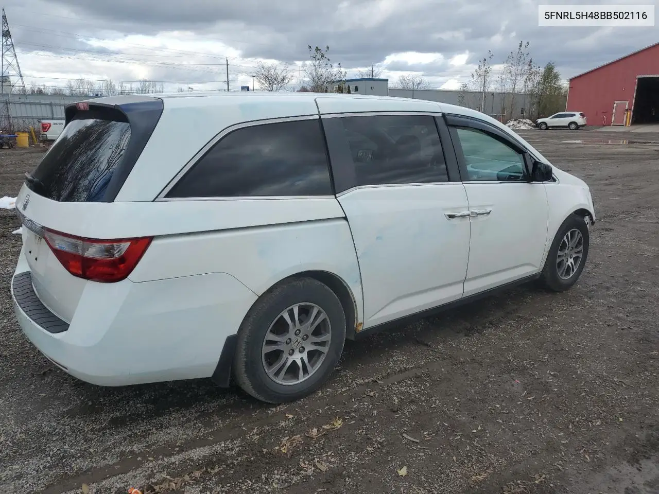 5FNRL5H48BB502116 2011 Honda Odyssey Ex