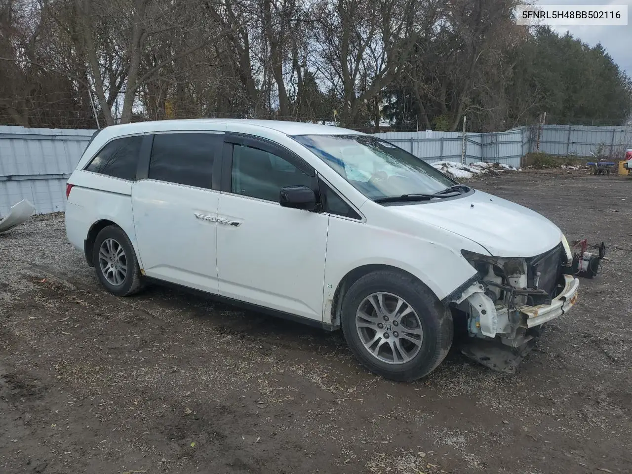 5FNRL5H48BB502116 2011 Honda Odyssey Ex