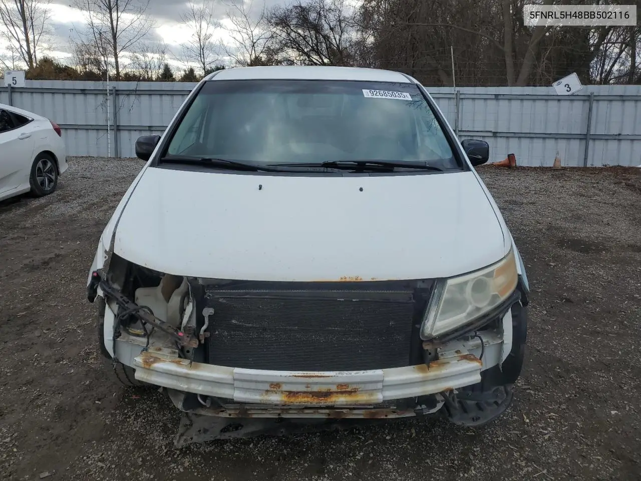 5FNRL5H48BB502116 2011 Honda Odyssey Ex