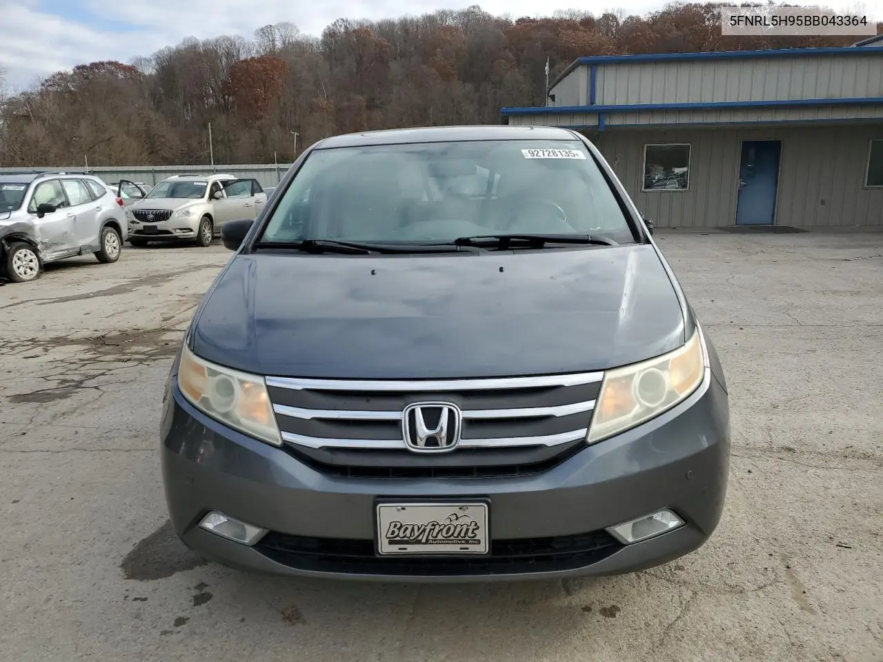 5FNRL5H95BB043364 2011 Honda Odyssey Touring
