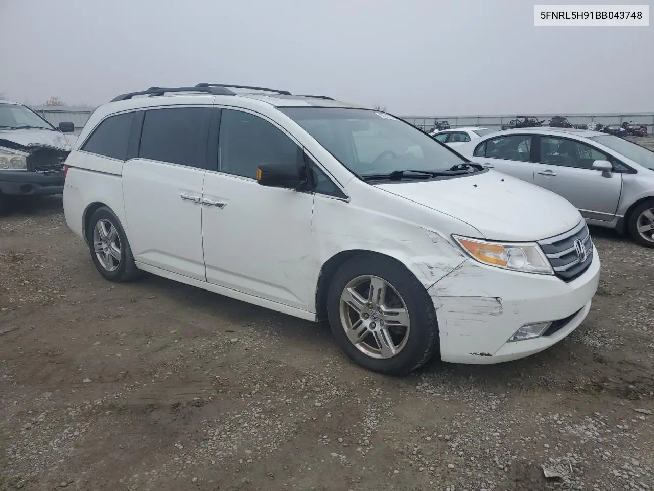 5FNRL5H91BB043748 2011 Honda Odyssey Touring