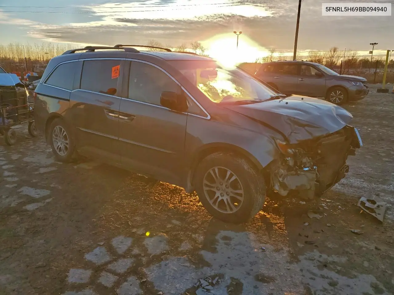 5FNRL5H69BB094940 2011 Honda Odyssey Exl