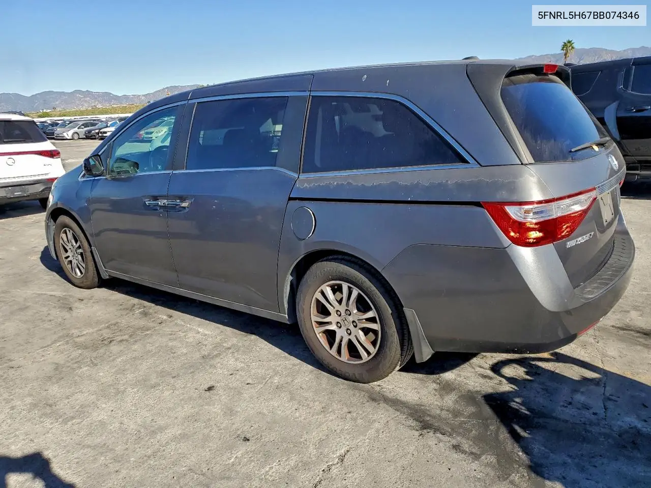 5FNRL5H67BB074346 2011 Honda Odyssey Exl