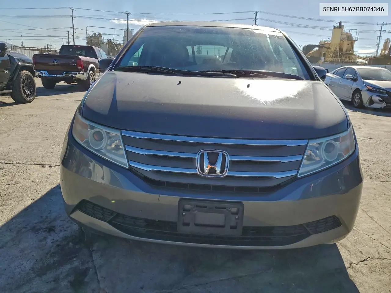 5FNRL5H67BB074346 2011 Honda Odyssey Exl