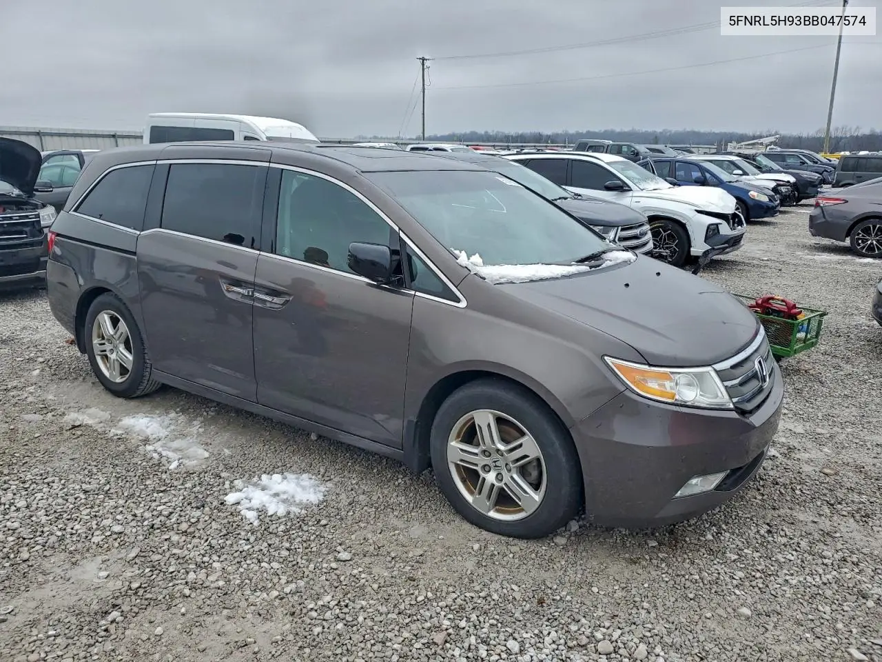 5FNRL5H93BB047574 2011 Honda Odyssey Touring