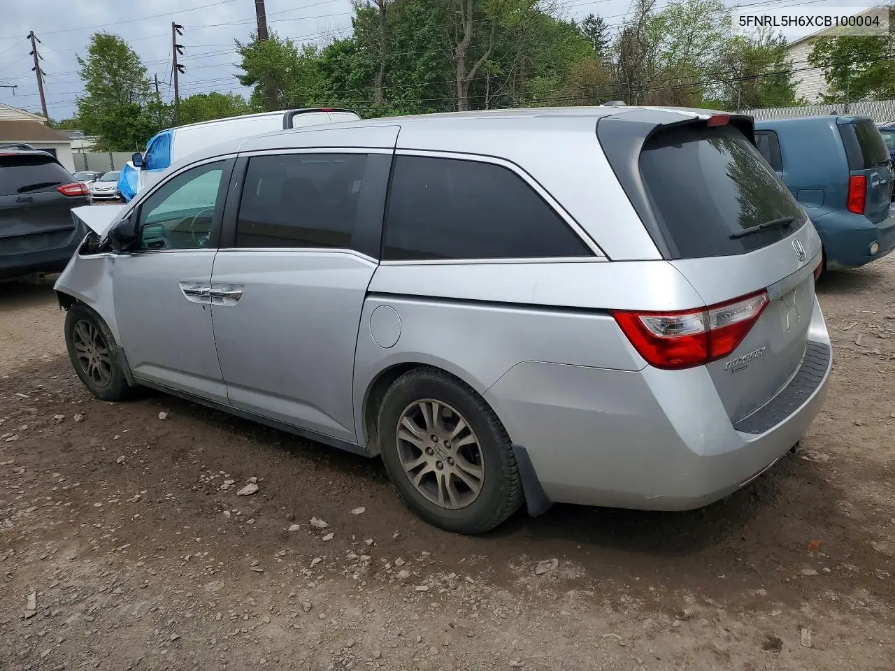 5FNRL5H6XCB100004 2012 Honda Odyssey Exl