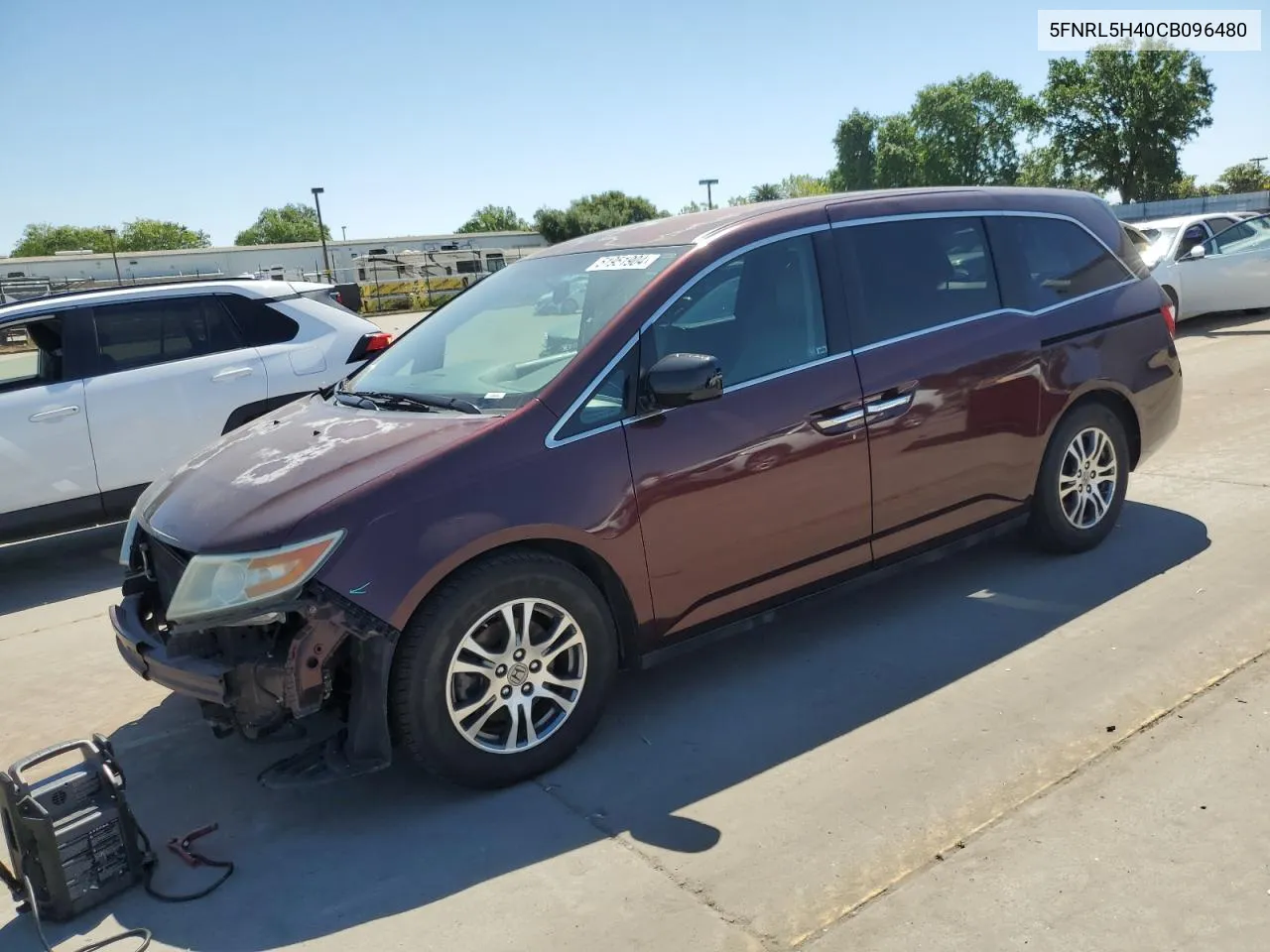 5FNRL5H40CB096480 2012 Honda Odyssey Ex