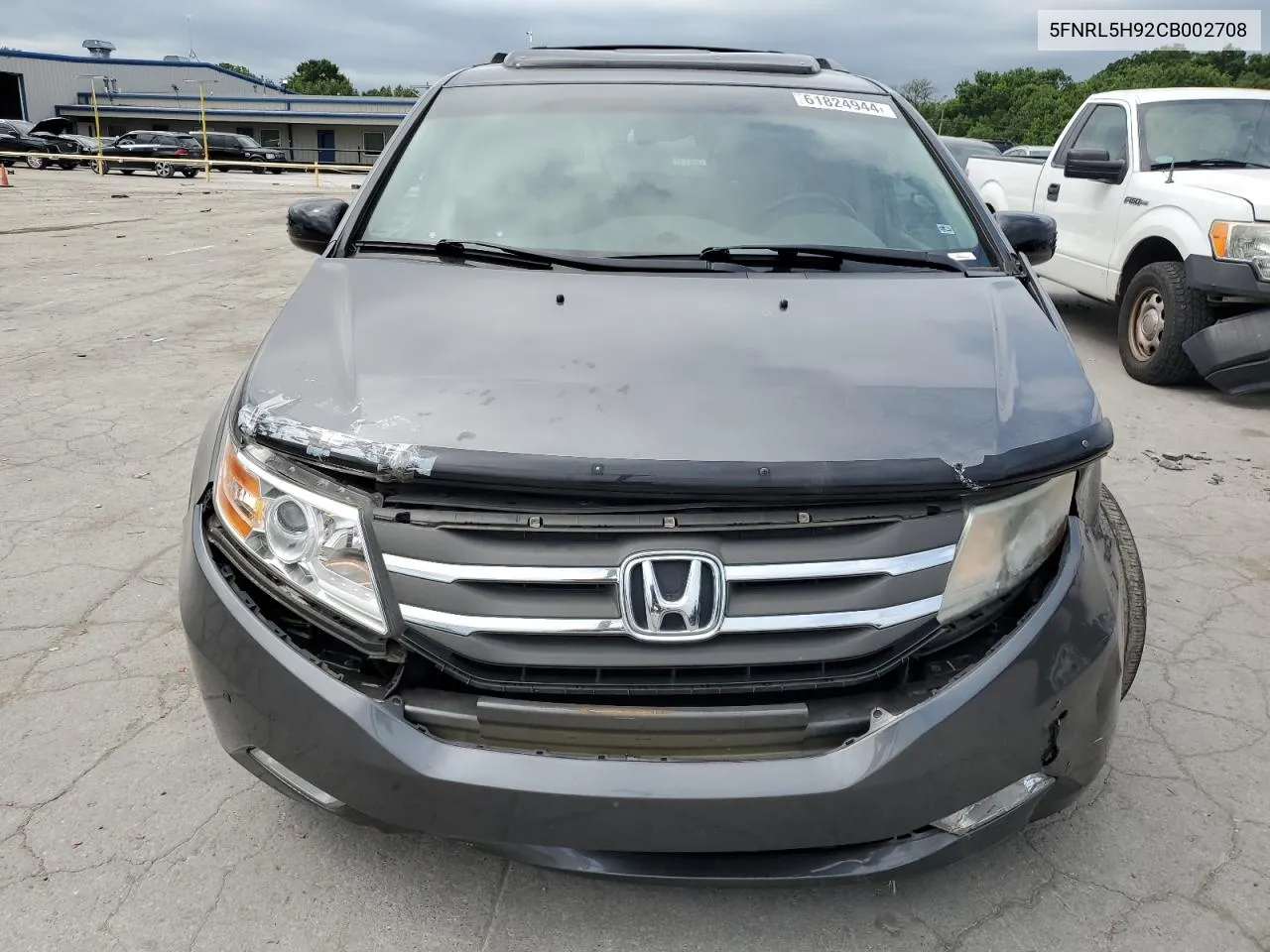 2012 Honda Odyssey Touring VIN: 5FNRL5H92CB002708 Lot: 61824944