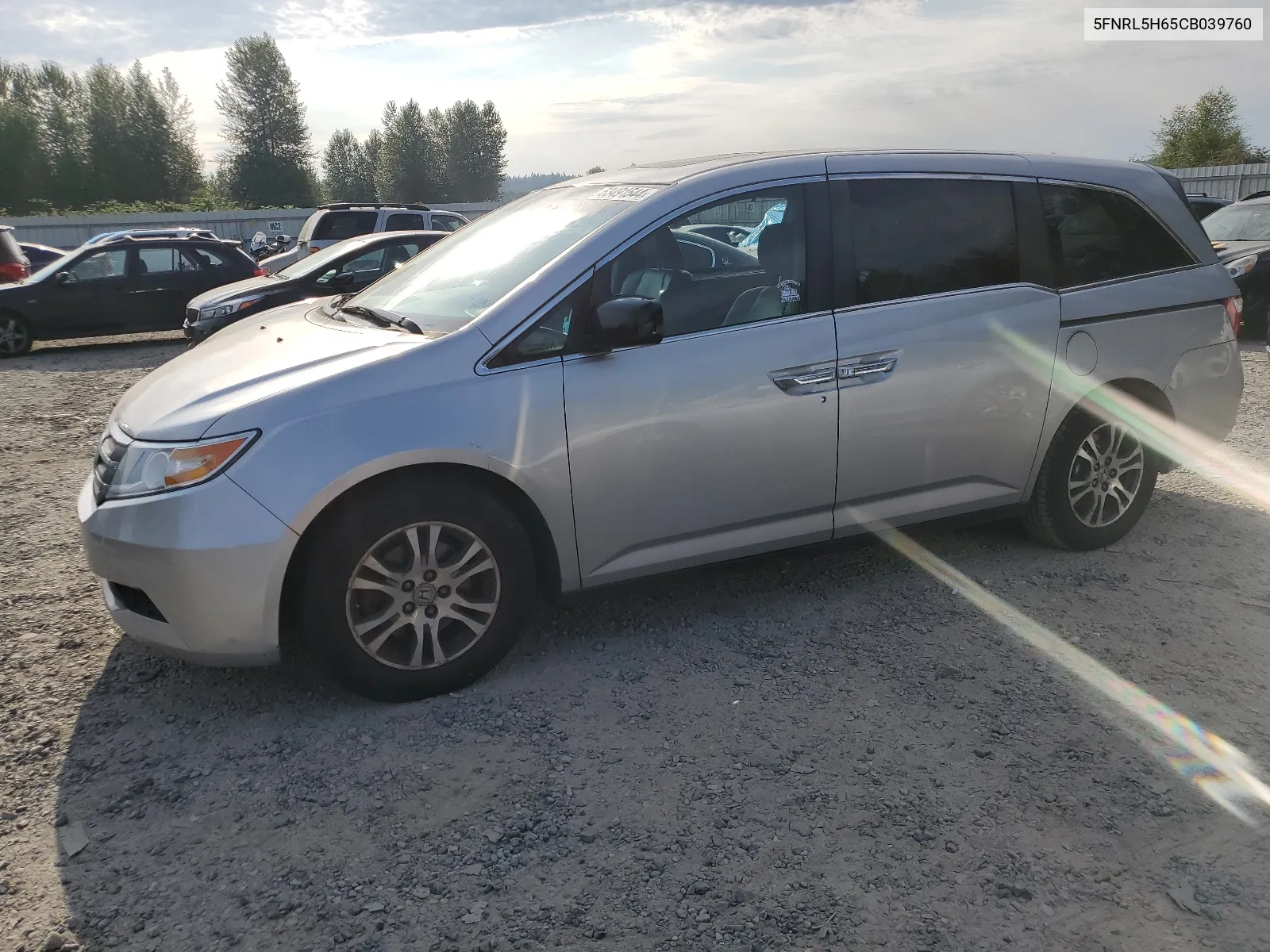 5FNRL5H65CB039760 2012 Honda Odyssey Exl