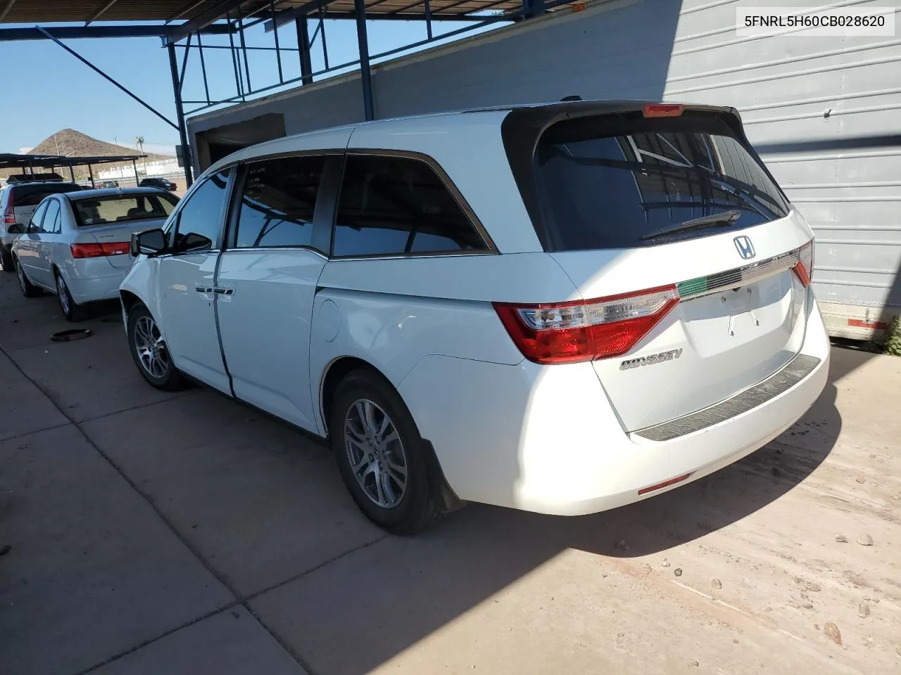 2012 Honda Odyssey Exl VIN: 5FNRL5H60CB028620 Lot: 67417224