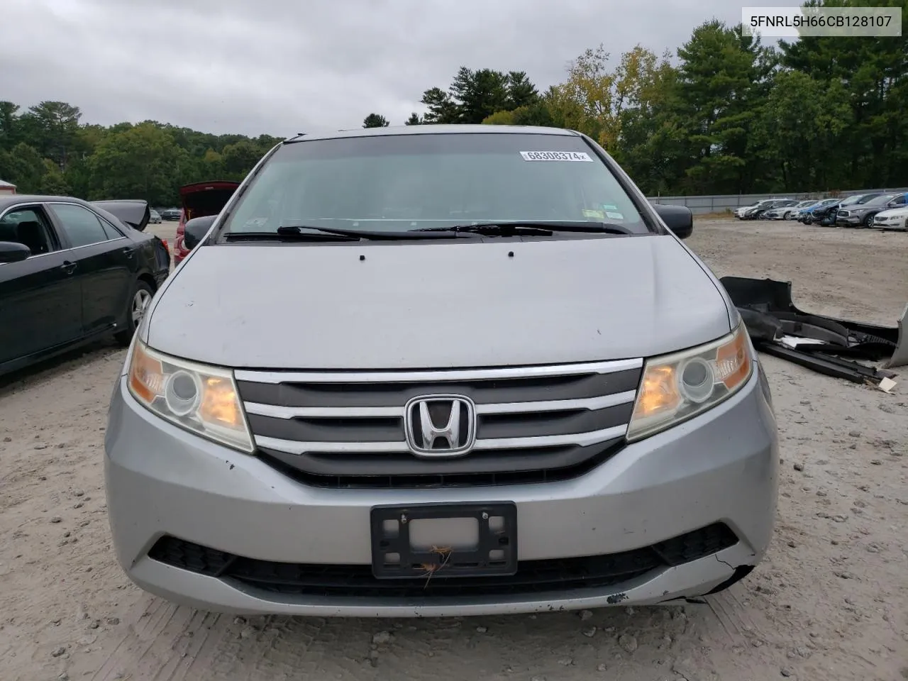 2012 Honda Odyssey Exl VIN: 5FNRL5H66CB128107 Lot: 68308374