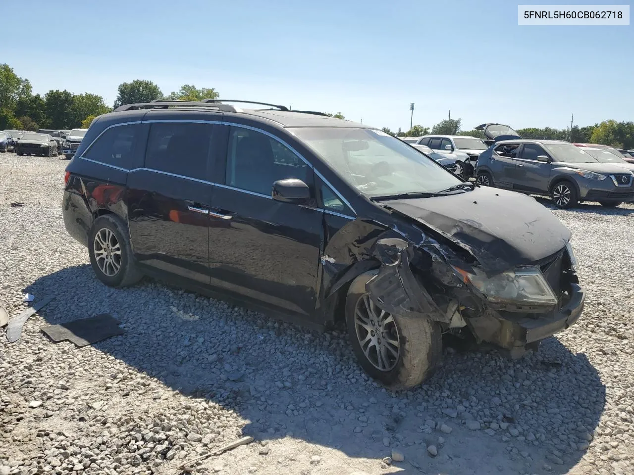 2012 Honda Odyssey Exl VIN: 5FNRL5H60CB062718 Lot: 69989734