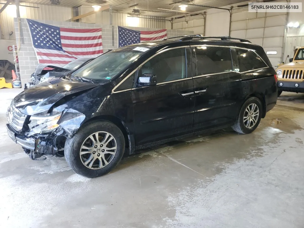 2012 Honda Odyssey Exl VIN: 5FNRL5H62CB146183 Lot: 70318084