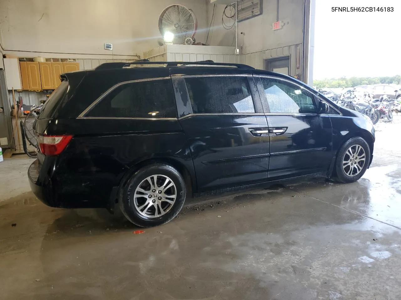 2012 Honda Odyssey Exl VIN: 5FNRL5H62CB146183 Lot: 70318084