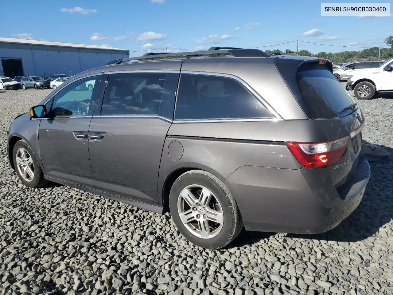 2012 Honda Odyssey Touring VIN: 5FNRL5H90CB030460 Lot: 70624414