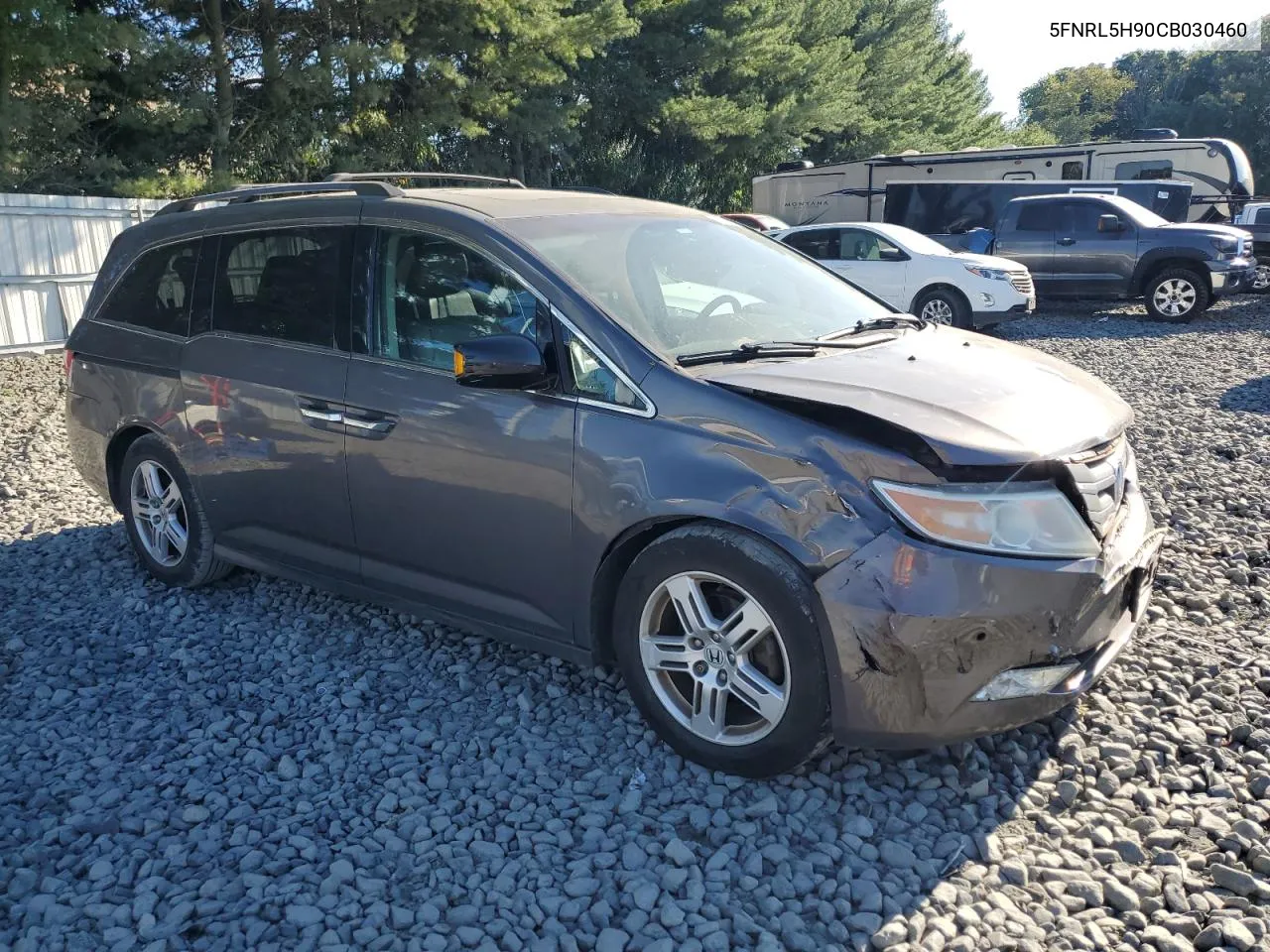 2012 Honda Odyssey Touring VIN: 5FNRL5H90CB030460 Lot: 70624414