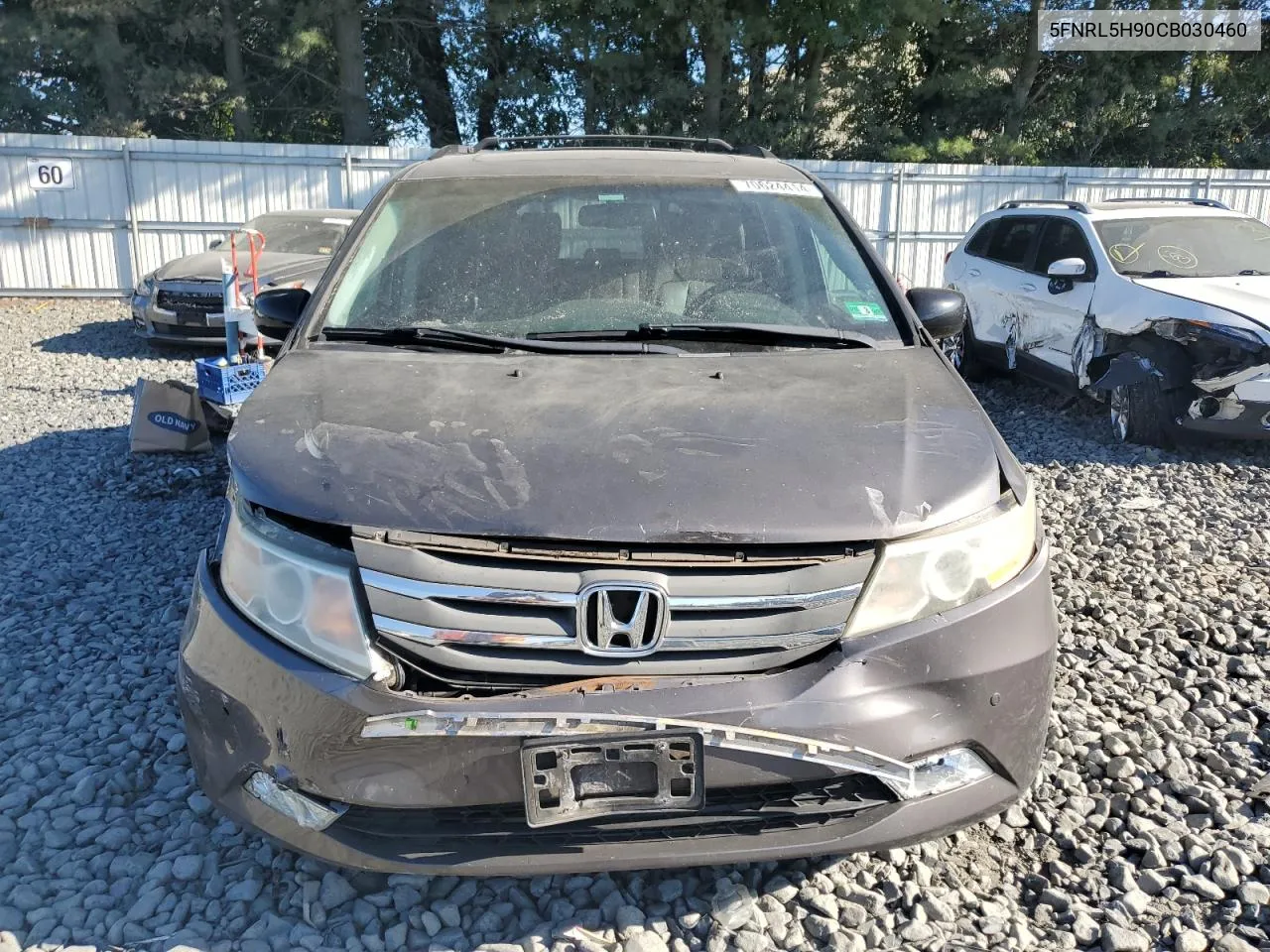 5FNRL5H90CB030460 2012 Honda Odyssey Touring