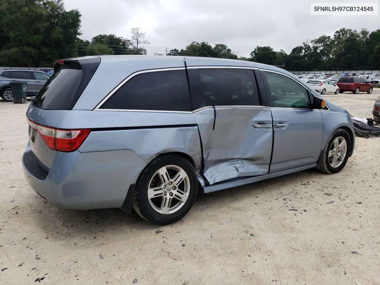 2012 Honda Odyssey Touring VIN: 5FNRL5H97CB124545 Lot: 70624434